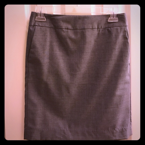 Banana Republic Gray Pencil Skirt
