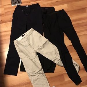 Lot of 4 pairs of dress pants.