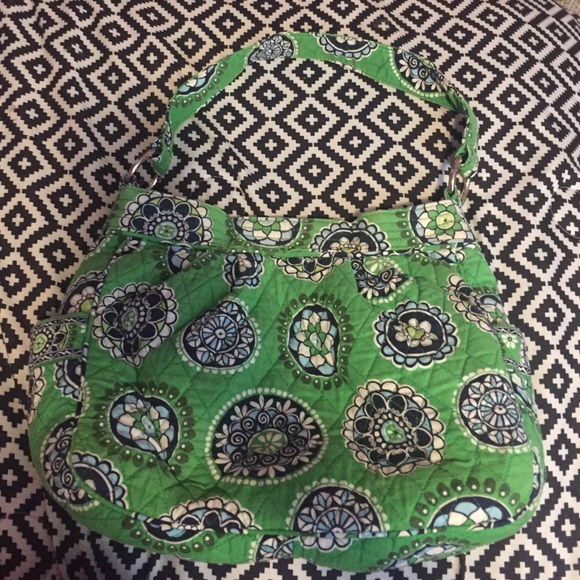 Green Vera Bradley Cupcake Print Purse