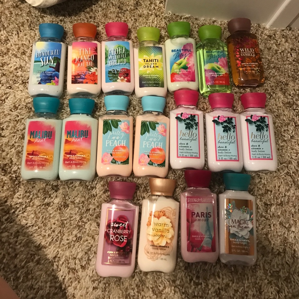 Bath and Body Works Lotions