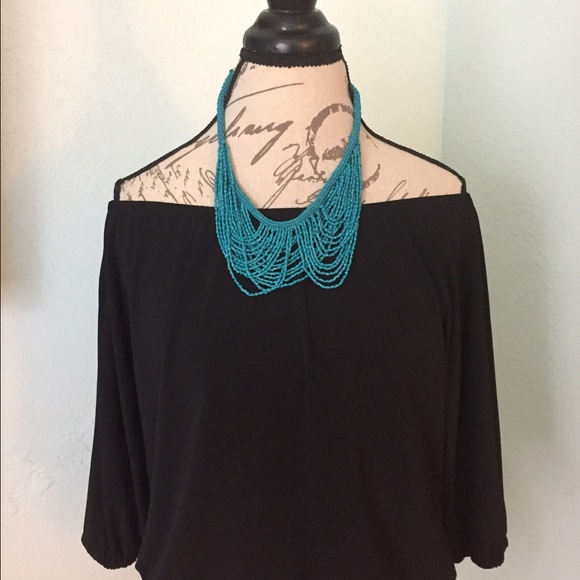 NWT Express Cold Shoulder Blouse, size S