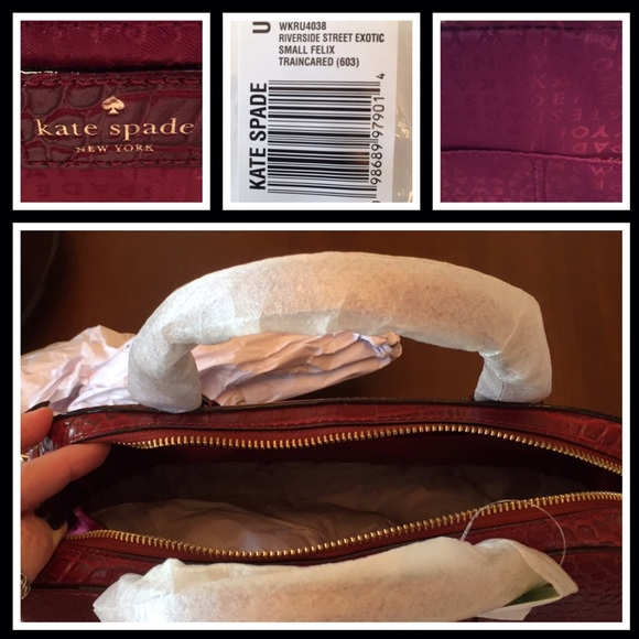 🎄SALE🎁 kate spade Riverside Street Exotic Felix - Picture 3 of 4
