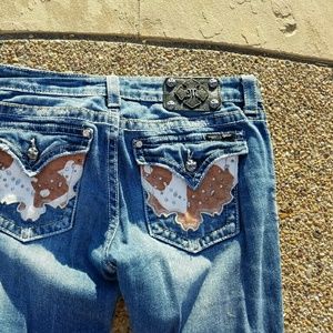 Cowhide pocket miss me