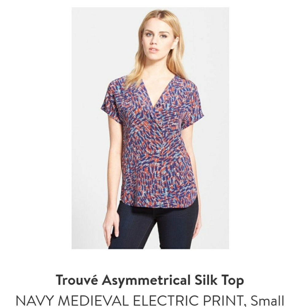 Last Chance! Trouve Silk Blouse