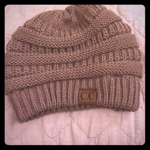 C.C SLOUCHY beanie.  Khaki.  Never worn.