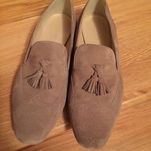 J. Crew beige loafers size 9
