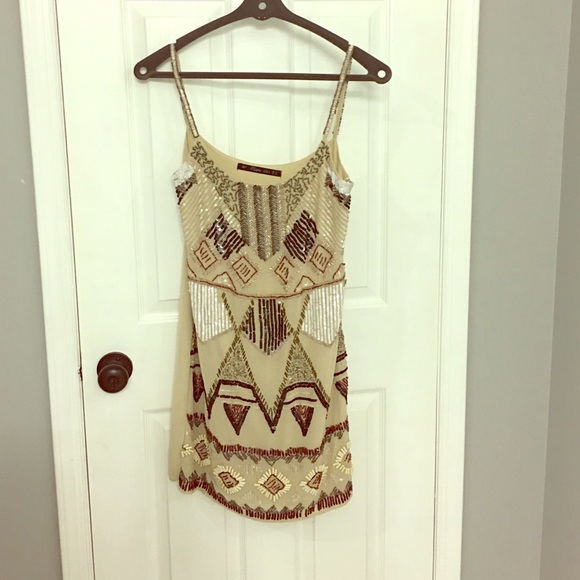 A lovely bead embroidery dress