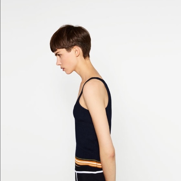 Zara Knitwear Strappy Top - Picture 2 of 4