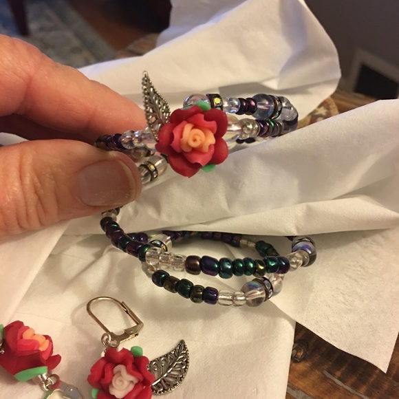 Bracelet and Earrings set