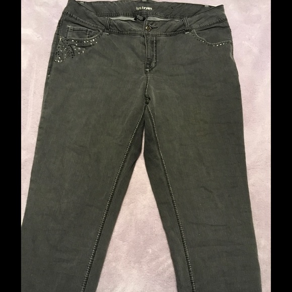 Lane Bryant Gray skinny Jeans Sz 18