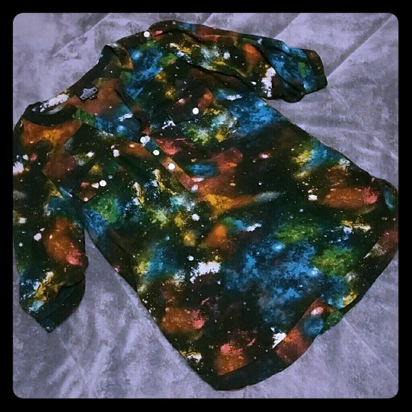 Rainbow Galaxy Blouse ??