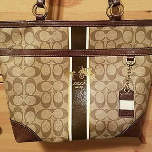 Leather Coach Bag
