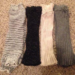 4 sets of leg warmers *see description*