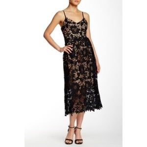 NWOT ECI cutout lace midi dress Nordstroms