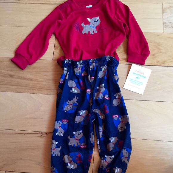 Carter's Cute Dog Pattern Footed Pajamas
