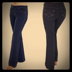 NWT PajamaJeans! 3XL/22-26W Dark Indigo Bootcut