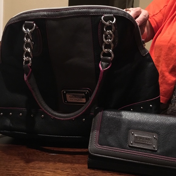 Guess Handbag with Checkbook wallet