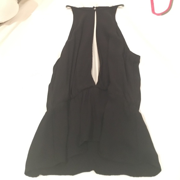 Black Zara halter shirt