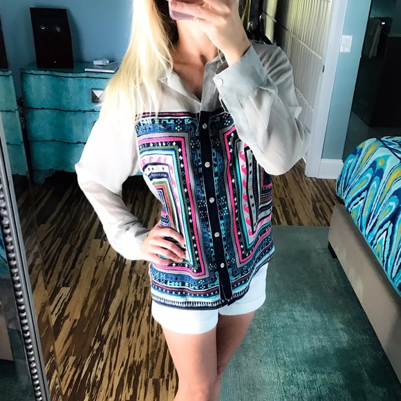 Mara Hoffman Tops - HOST PICK🎉NWOT Mara Hoffman magic carpet silk top