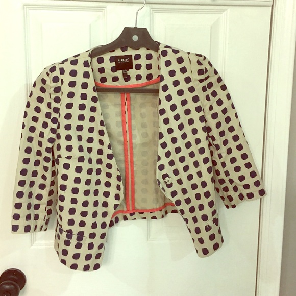 Polka dot coat