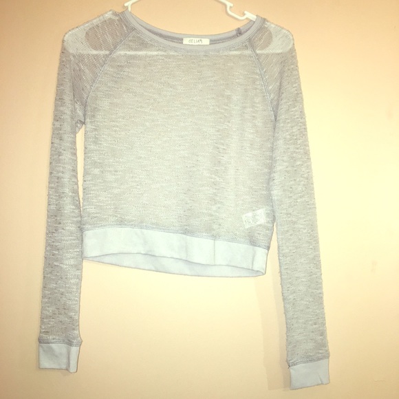 Delia*s long sleeve mesh top