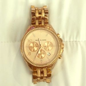 Michael Kors rose gold watch