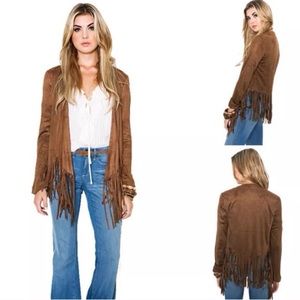 ✨The boho fringe jacket