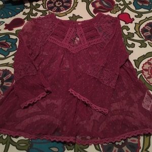 Free People lace shirt