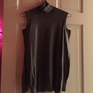 Sweater shirt with whole in shoulders