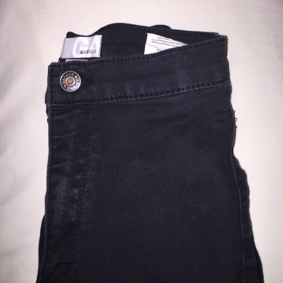 Garage high waisted black jeggings
