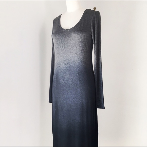 ❌SOLD❌MICHAEL STARS Jersey Maxi Dress long sleeve - Picture 2 of 3