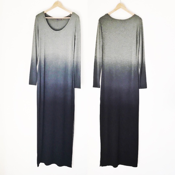 ❌SOLD❌MICHAEL STARS Jersey Maxi Dress long sleeve - Picture 3 of 3