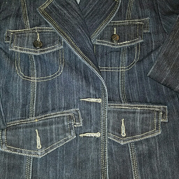 Lampart Jeans Dark Denim Jacket - Picture 4 of 4