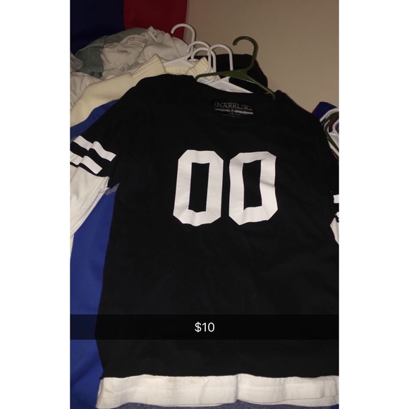 Simple Long Sleeve Double Color Jersey