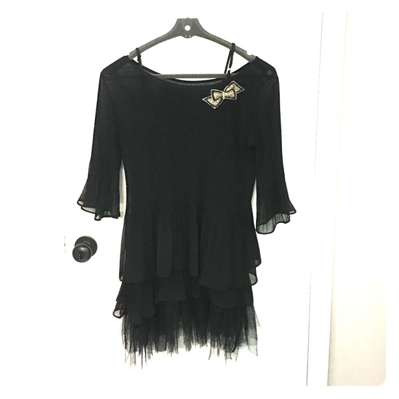 Silk two piece party dress