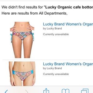 ISO Lucky brand bikini bottom - size large