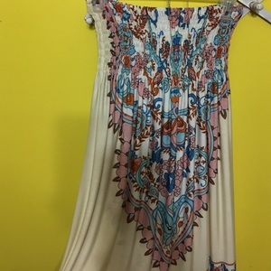 Very pretty strapless dress (nwot)