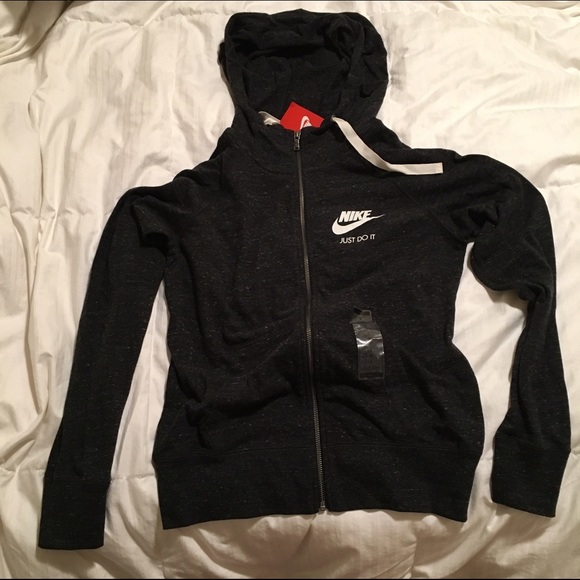 NWT Nike Dark Gray Zip Up