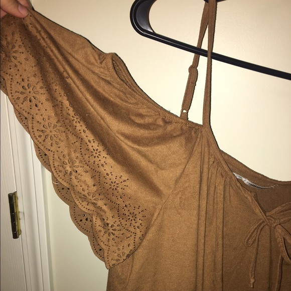 Brown Boho Top
