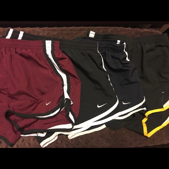 4 Nike tempo running shorts