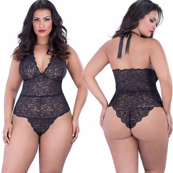 Black Lace teddy sexy lingerie