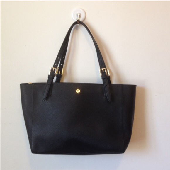 Tory butch small York tote bag black