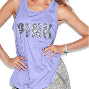 VS PINK Lilac Bling Tank (also UFT!)