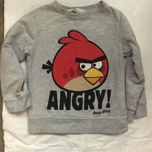 Boys angry birds sweatshirt