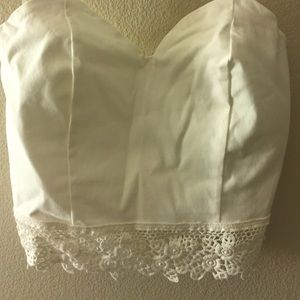 White Crop Top