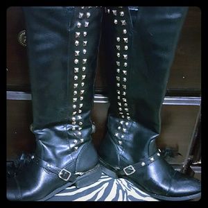 Ponte Boots with gold details