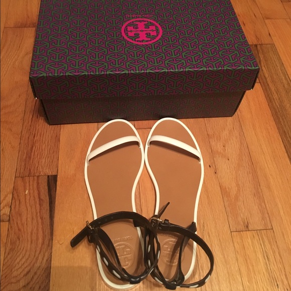 Brand New Tory Burch Leather Ankle Strap Sandal