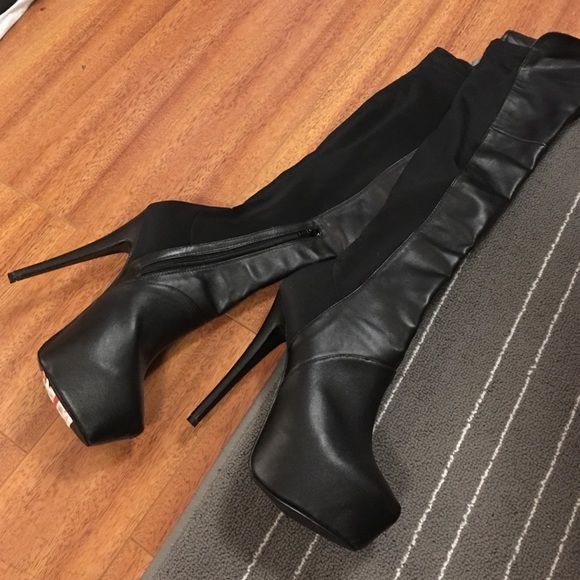 Knee high boots