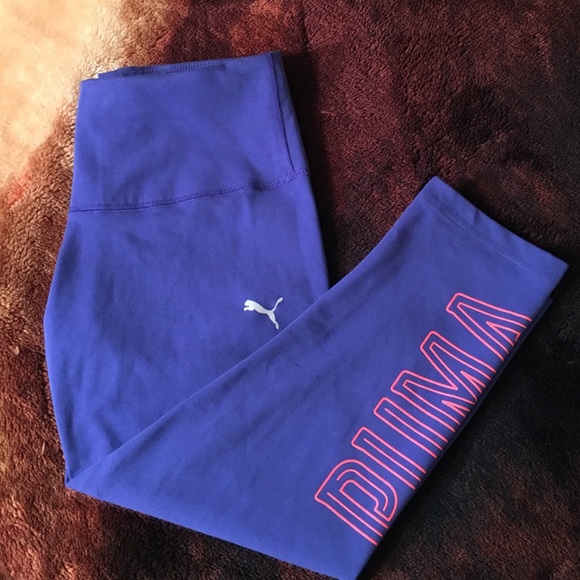 Puma Capri Athletic Violet SZ S Puma Letter Orange