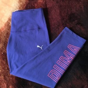 Puma Capri Athletic Violet SZ S Puma Letter Orange